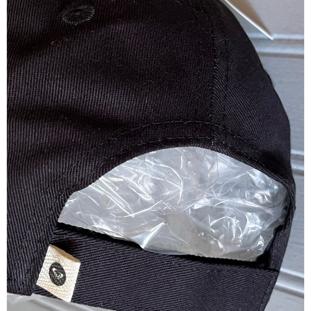 Roxy Dear Believer Logo Baseball Hat Black Womens One Size Adjustable Cotton NWT - Picture 9 of 12